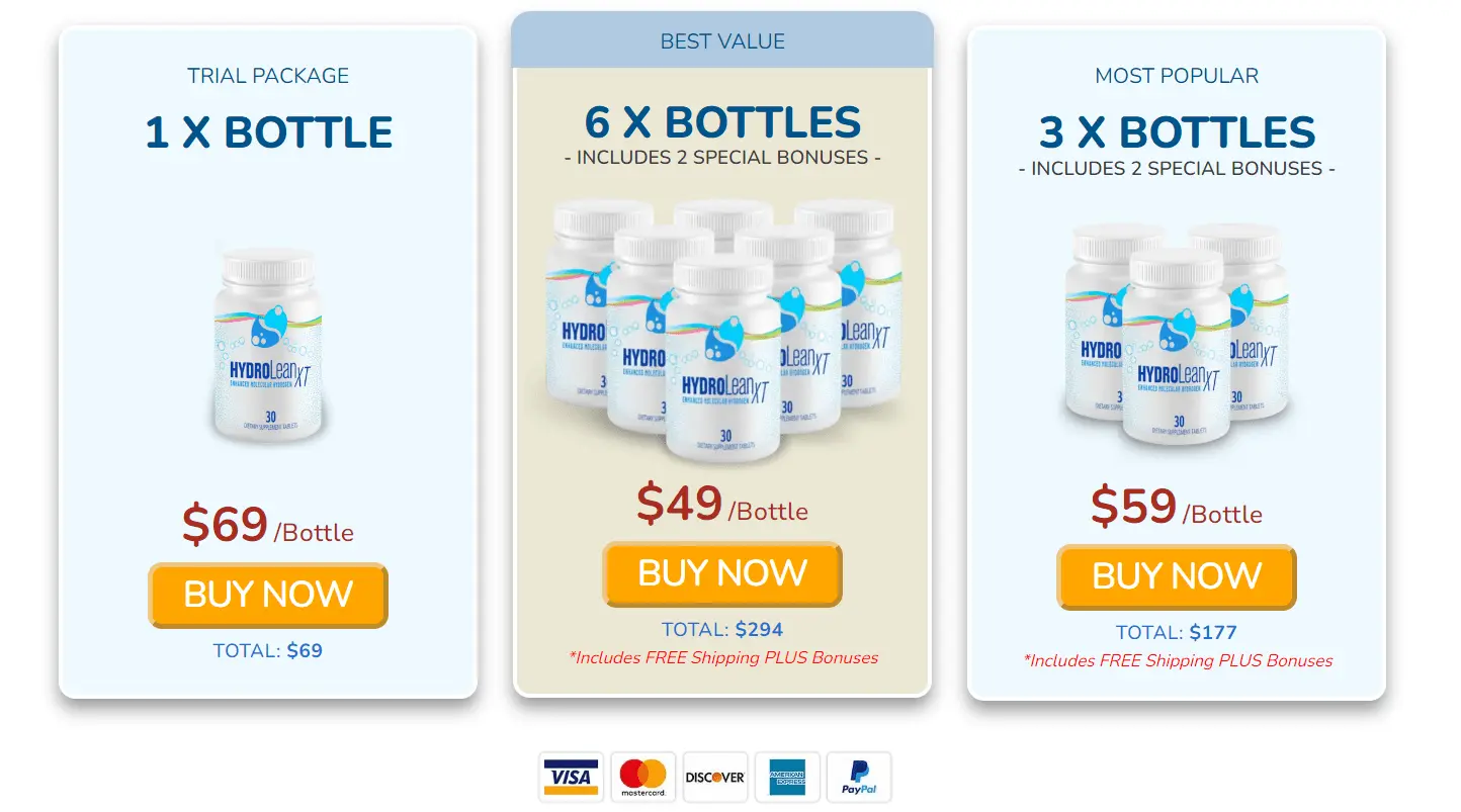 hydrolean xt price